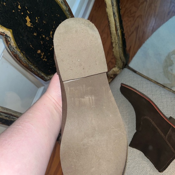 Yellow box leather upper boots 11 - Picture 3 of 5